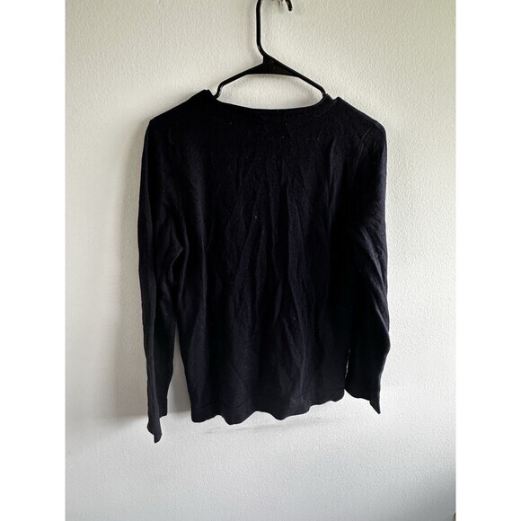 Women’s Giorgio Armani 38 V Neck Blue Button-up Wool Sweater - Picture 5 of 8